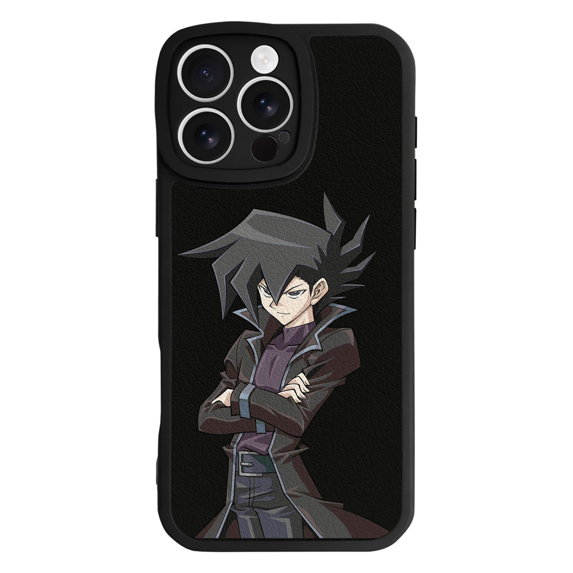 遊☆戯☆王 Yu-Gi-Oh! 【iPhone 16シリーズ対応】シリコンスマホケース（レザー調） 材質：シリコン
